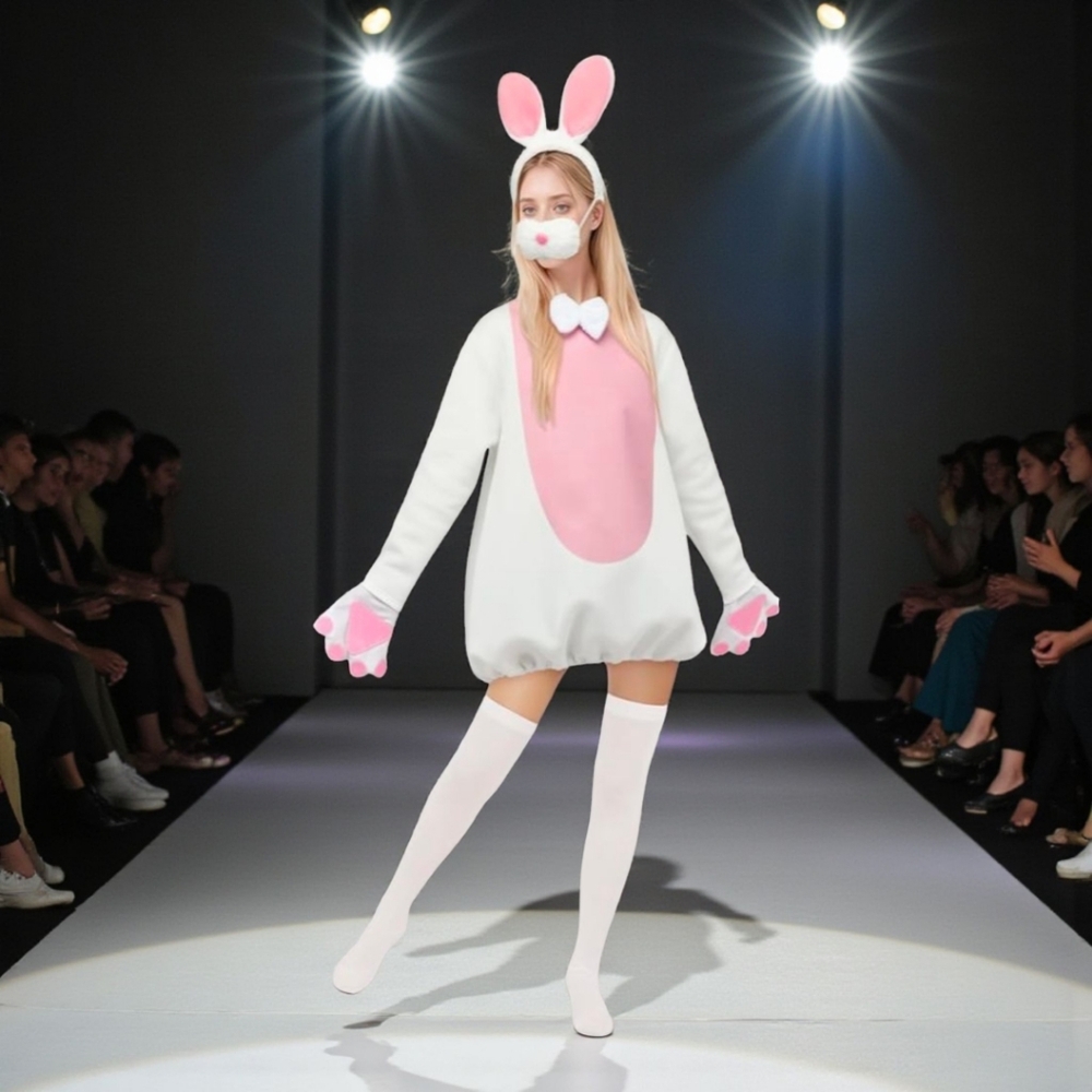 Women's Bunny Costume for Women Adult, XL